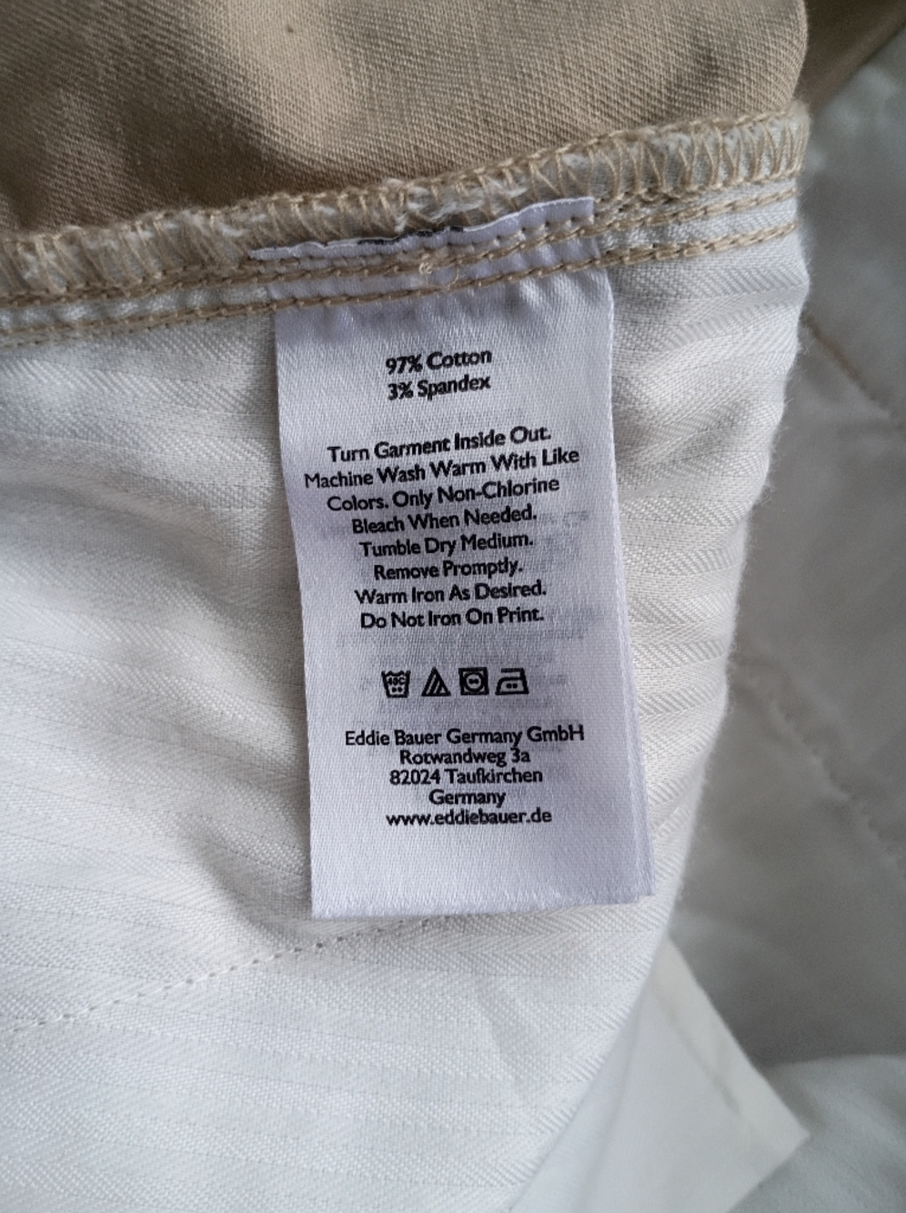 Eddie Bauer Women's Legend Wash Boyfriend  Khaki Pants - Picture 8 of 8
